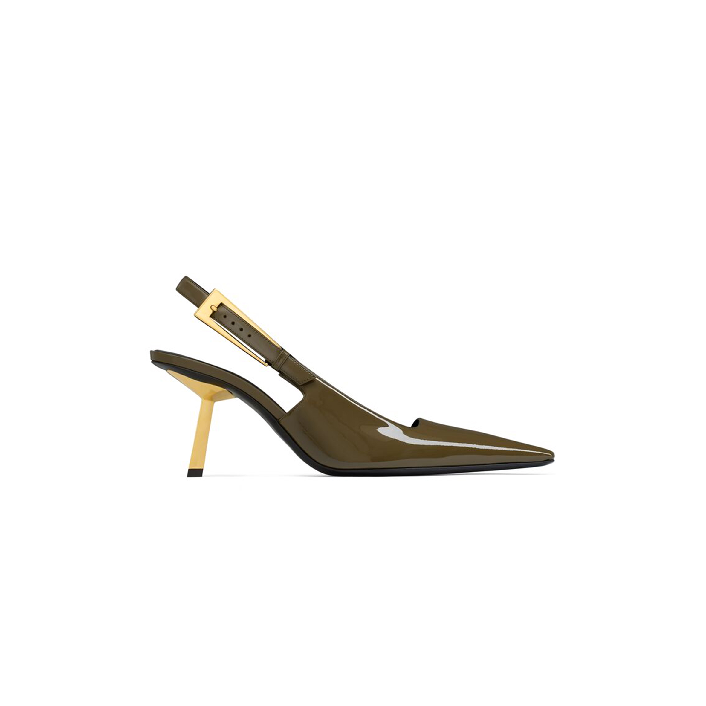 YSL LEE SLINGBACK PUMPS IN PATENT LEATHER 8191611TV003305 YSL LEE SLINGBACK PUMPS IN PATENT LEATHER 8191611TV003305